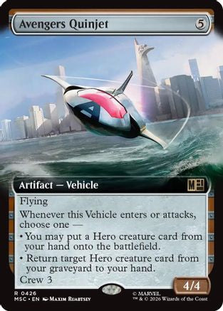 Avengers Quinjet - Hammer of Nazahn (Extended Art) (MSC-426) (Foil)