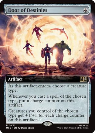 Door of Destinies (Extended Art) (MSC-432) (Foil)