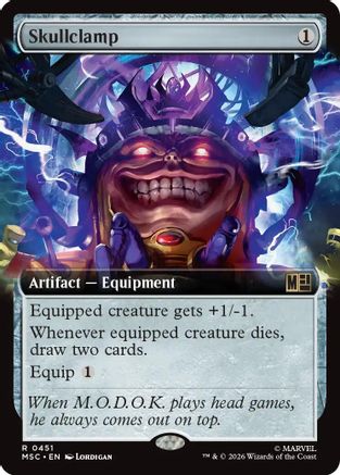 Skullclamp (Extended Art) (MSC-451) (Foil)