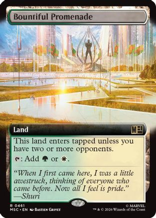 Bountiful Promenade (Extended Art) (MSC-461) (Foil)