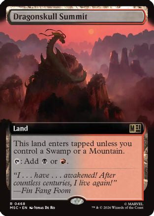 Dragonskull Summit (Extended Art) (MSC-468) (Foil)