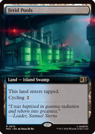 Fetid Pools (Extended Art) (MSC-472) (Foil)