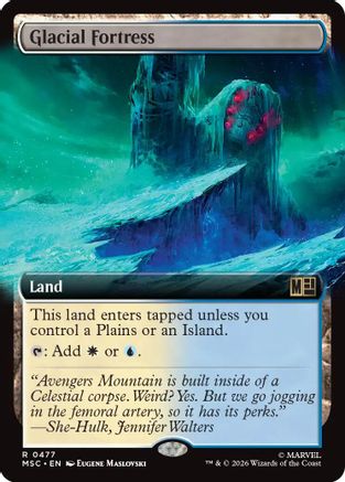 Glacial Fortress (Extended Art) (MSC-477) (Foil)