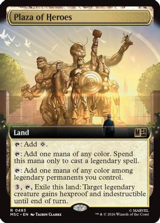Plaza of Heroes (Extended Art) (MSC-483) (Foil)