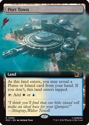 Port Town (Extended Art) (MSC-484) (Foil)