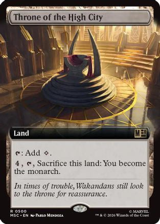 Throne of the High City (Extended Art) (MSC-500) (Foil)