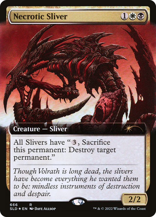 Necrotic Sliver (SLD-666) (Extended Art) (Foil)