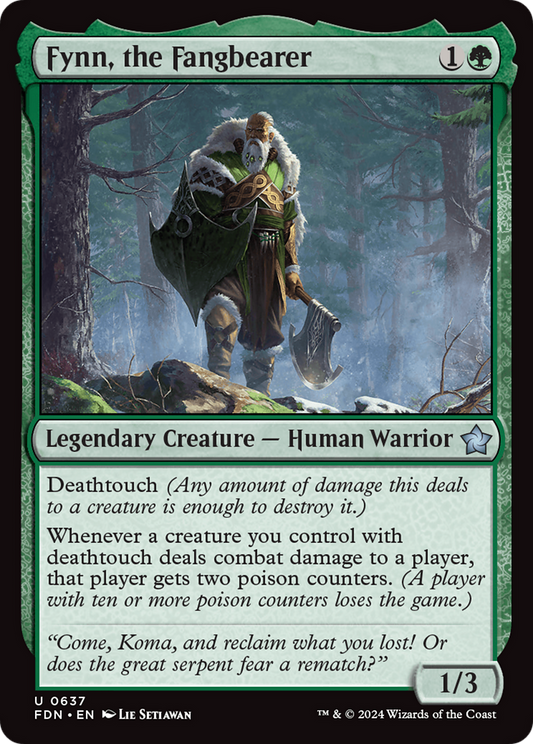 Fynn, the Fangbearer (FDN-637)