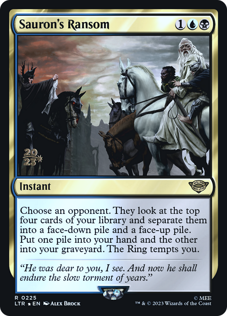 Sauron's Ransom (PRE-225S) (Foil)