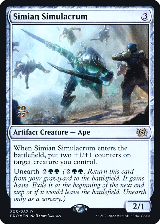 Simian Simulacrum (PRE-205S) (Foil)