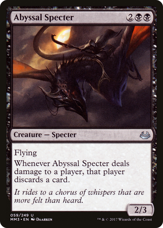 Abyssal Specter (MM3-059) (Foil)