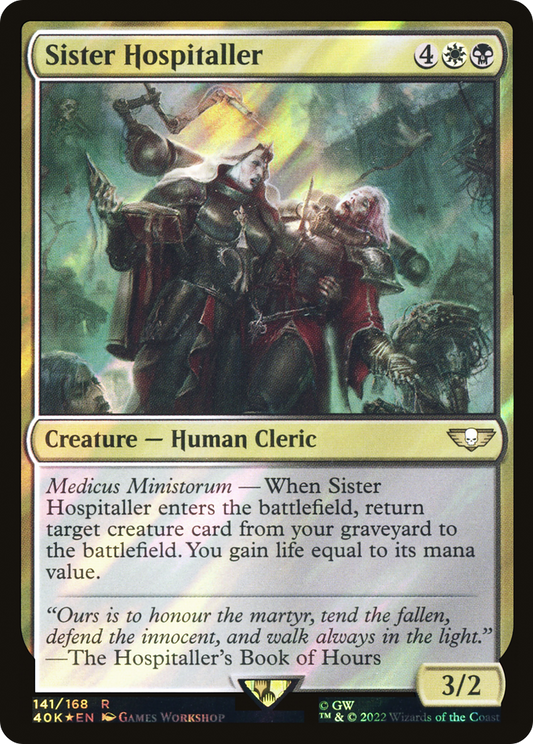 Sister Hospitaller (40K-141★) (Surge Foil)