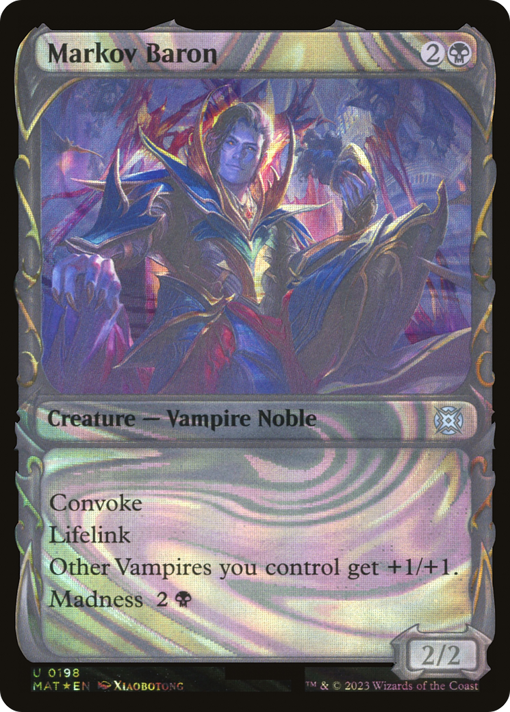 Markov Baron (MAT-198) (Showcase) (Halo) (Foil)