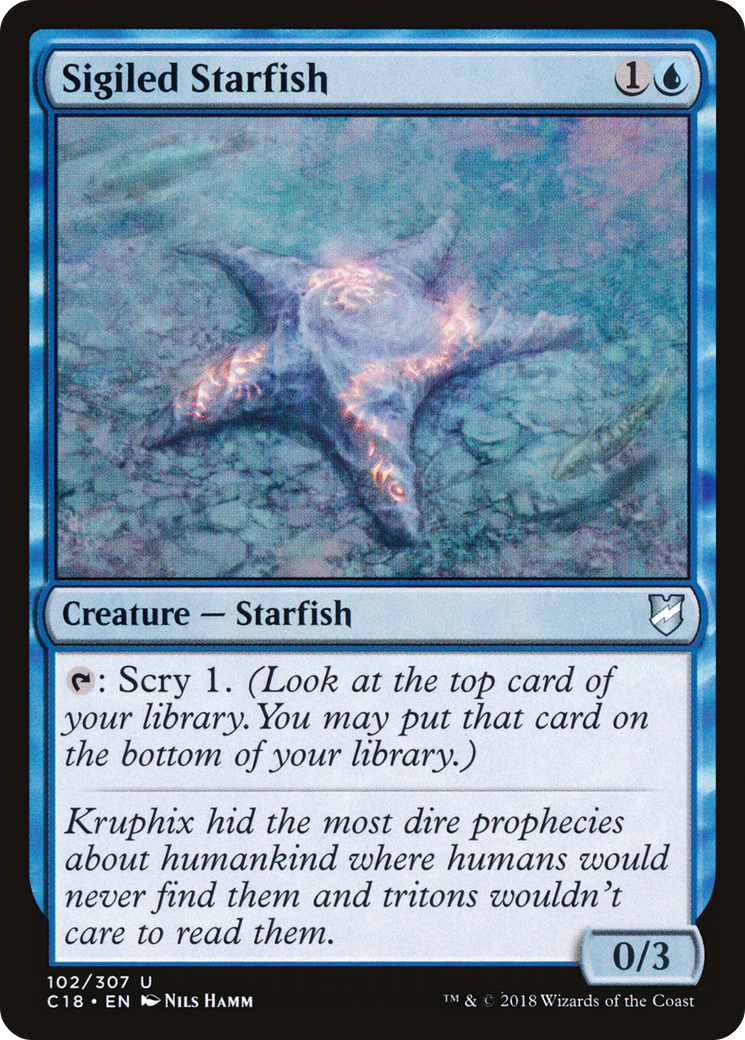 Sigiled Starfish (C18-102)
