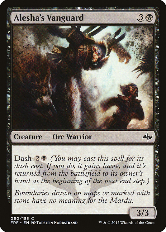 Alesha's Vanguard (FRF-060) (Foil)