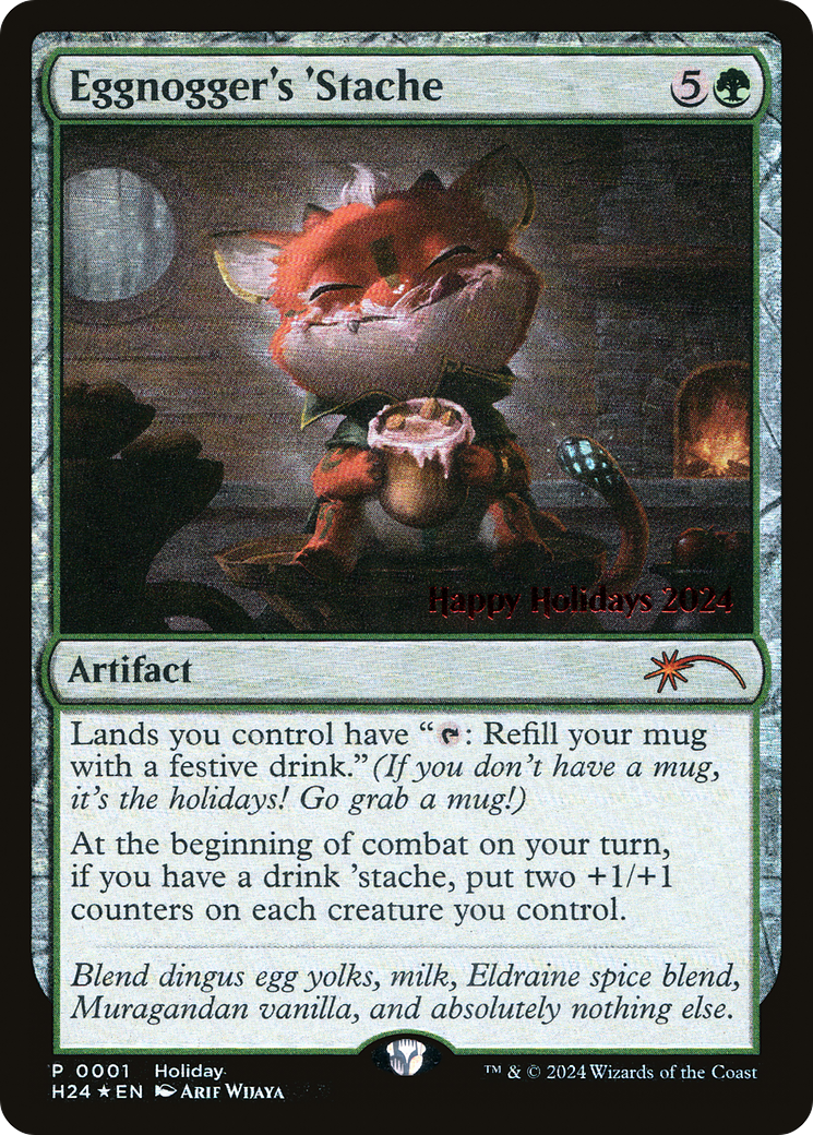 Eggnogger's 'Stache (HHO-001) (Foil)