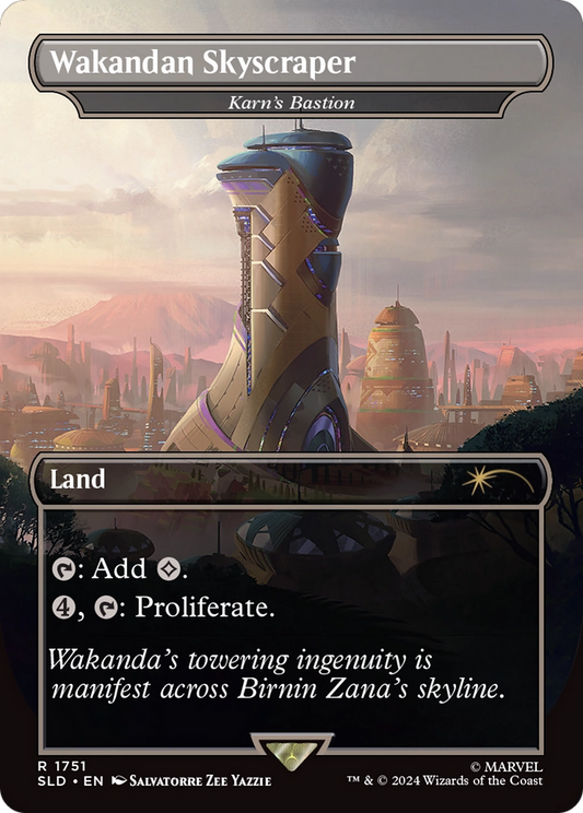 Wakandan Skyscraper / Karn's Bastion (SLD-1751) (Borderless)