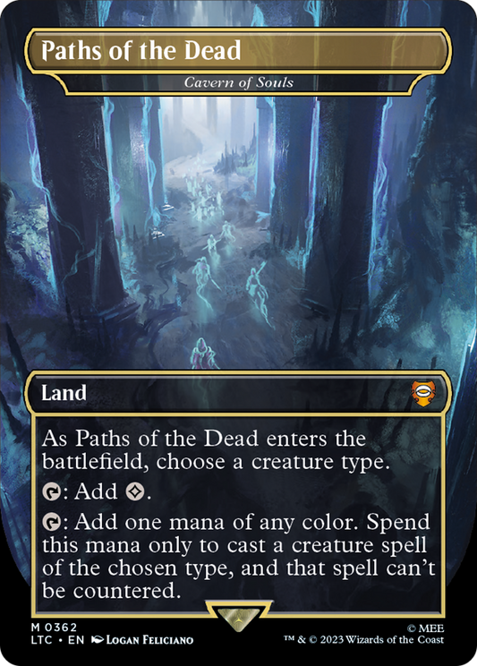 Paths of the Dead / Cavern of Souls (LTC-362) (Borderless) (Foil)