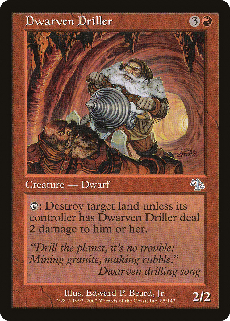 Dwarven Driller (JUD-085) (Foil)