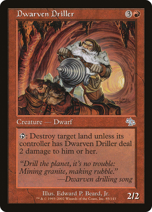 Dwarven Driller (JUD-085) (Foil)