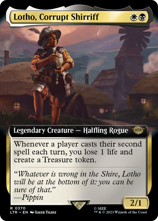 Lotho, Corrupt Shirriff (LTR-370) (Extended Art) (Foil)