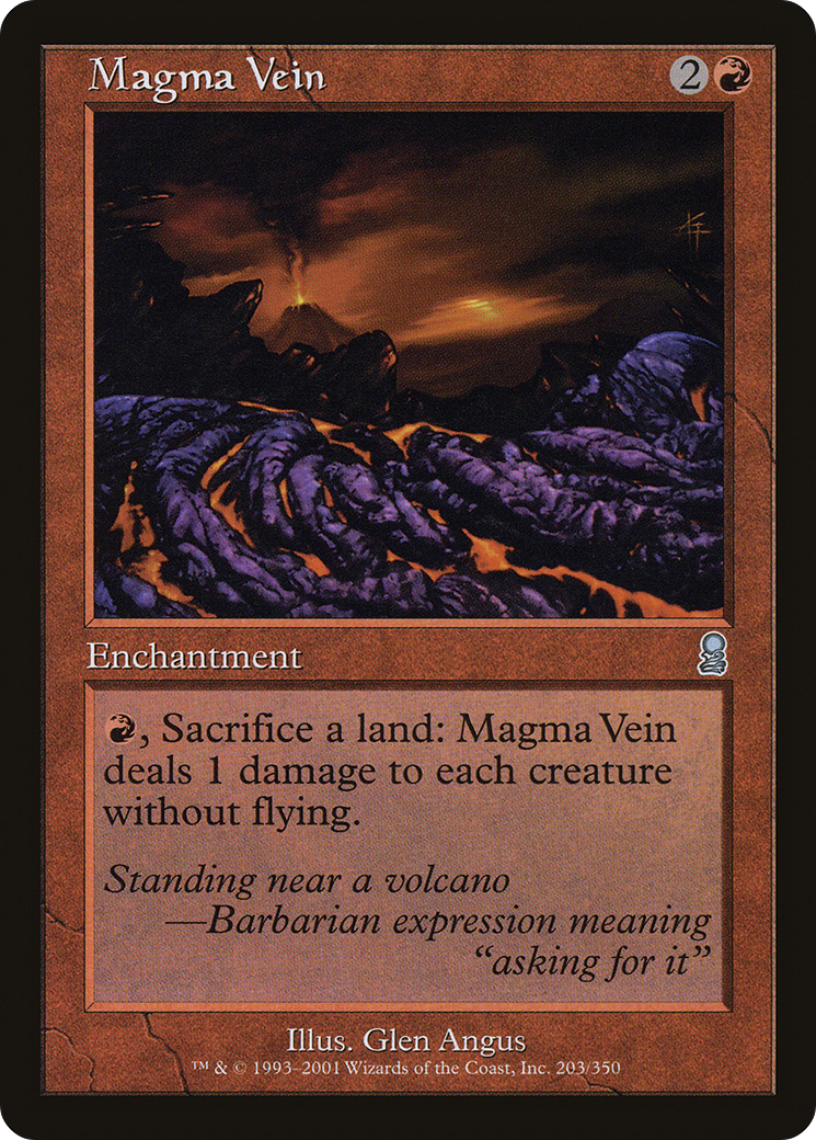Magma Vein (ODY-203) (Foil)