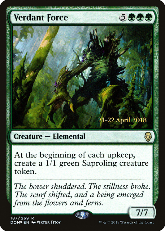 Verdant Force (PRE-187S) (Foil)