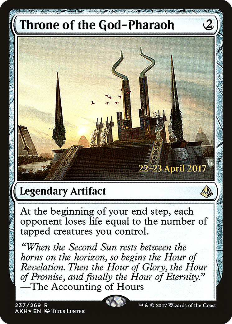 Throne of the God-Pharaoh (PRE-237S) (Foil)