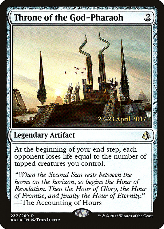 Throne of the God-Pharaoh (PRE-237S) (Foil)