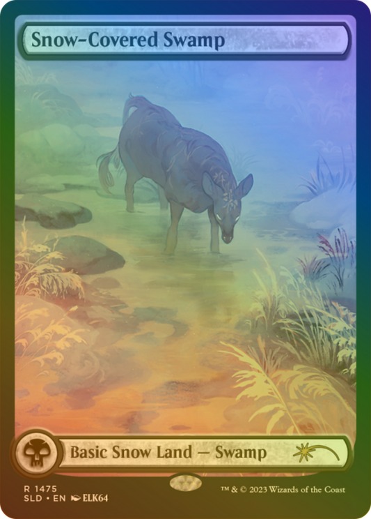 Snow-Covered Swamp (SLD-1475★) (Full Art) (Foil)