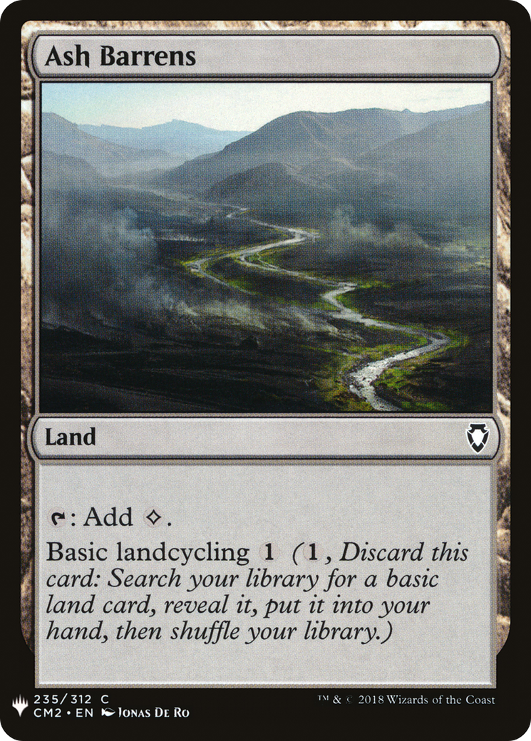 Ash Barrens (LIST-CM2-235)