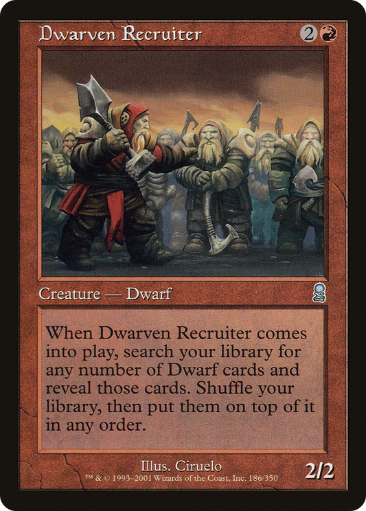 Dwarven Recruiter (ODY-186) (Foil)
