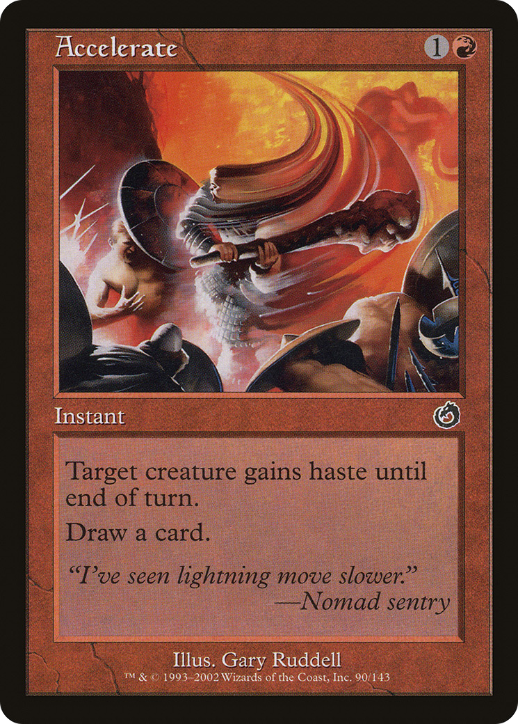Accelerate (TOR-090) (Foil)