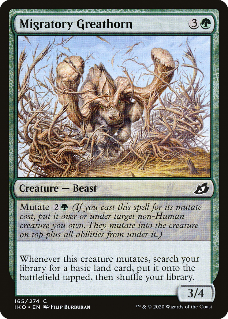 Migratory Greathorn (IKO-165) (Foil)