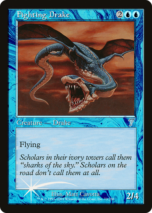 Fighting Drake (7ED-73★) (Foil)