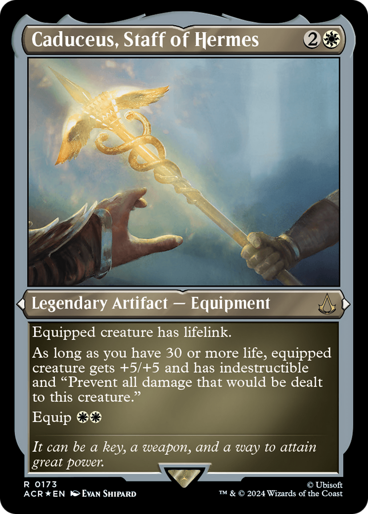 Caduceus, Staff of Hermes (ACR-173) (Etched Foil)