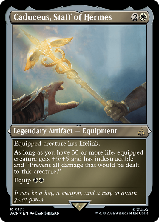 Caduceus, Staff of Hermes (ACR-173) (Etched Foil)