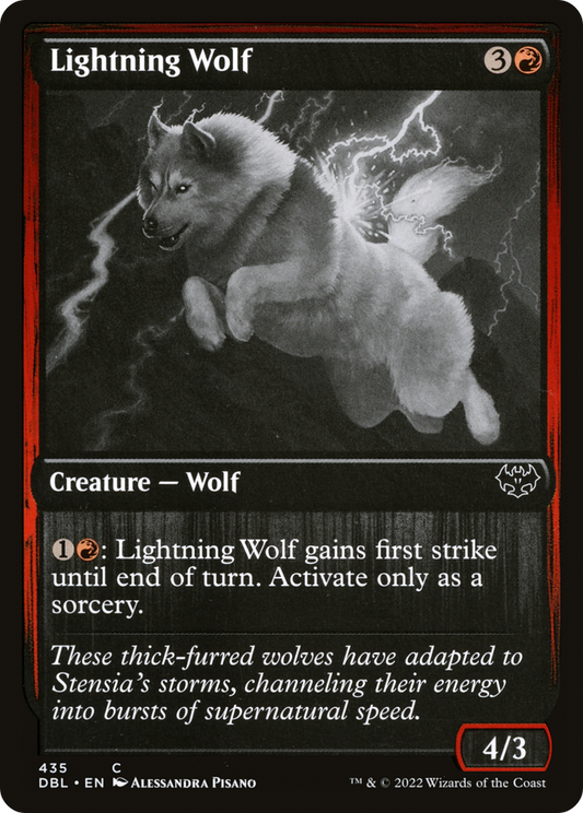 Lightning Wolf (DBL-435) (Foil)