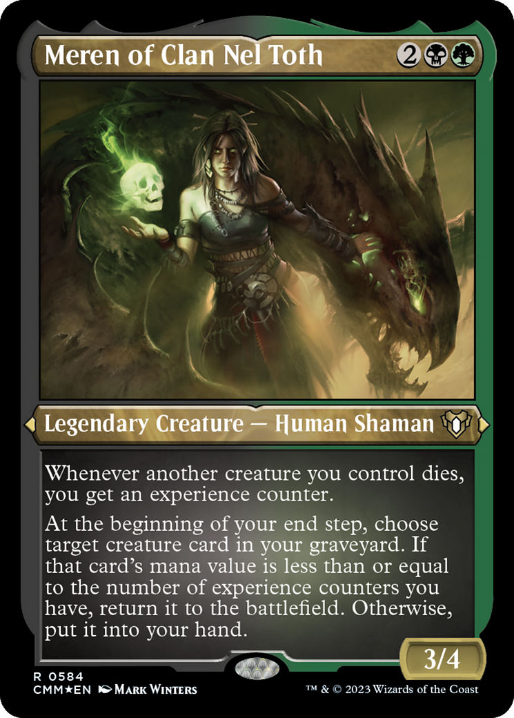 Meren of Clan Nel Toth (CMM-584) (Etched Foil)