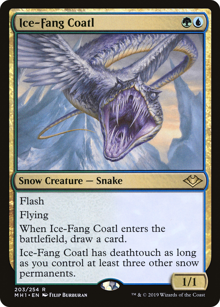 Ice-Fang Coatl (MH1-203) (Foil)