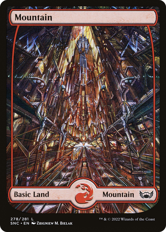 Mountain (SNC-278) (Full Art) (Foil)