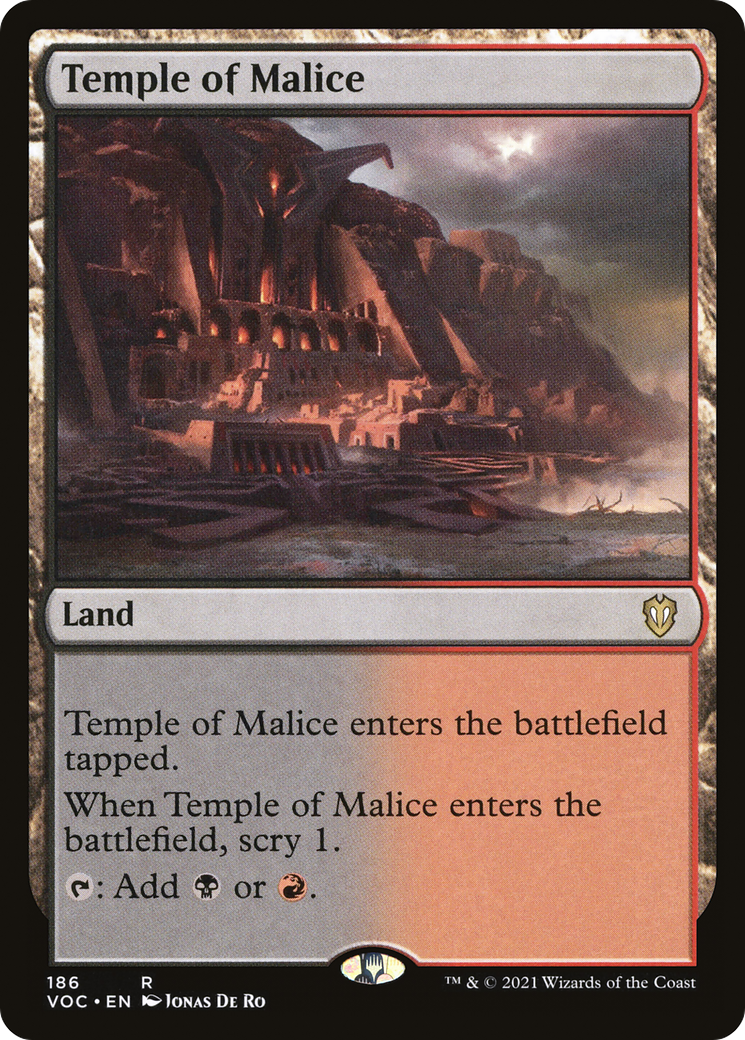 Temple of Malice (VOC-186)