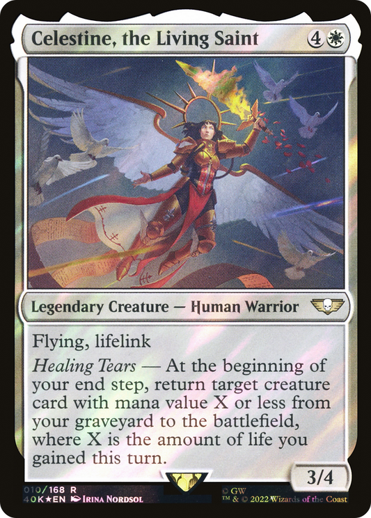 Celestine, the Living Saint (40K-10★) (Surge Foil)