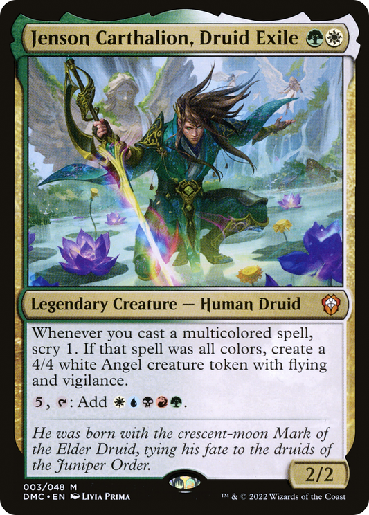 Jenson Carthalion, Druid Exile (DMC-003) (Foil)