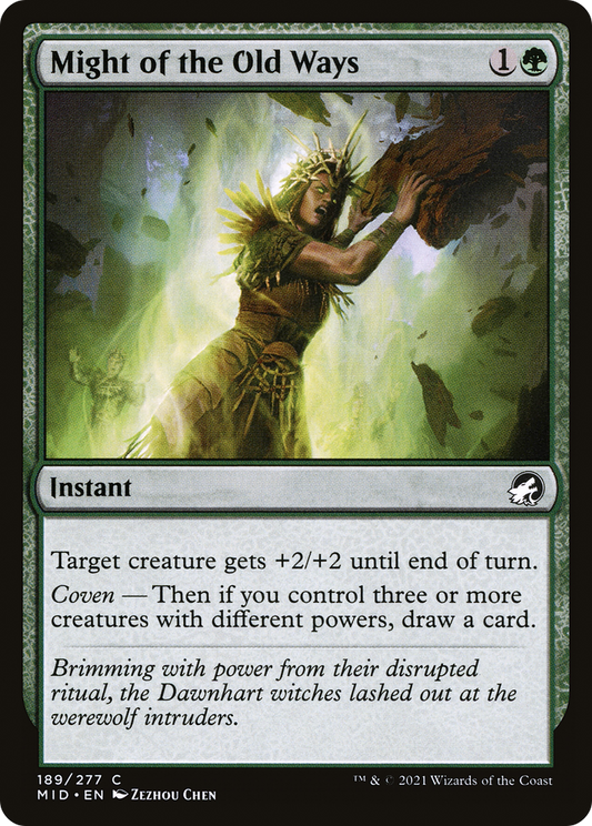 Might of the Old Ways (MID-189) (Foil)