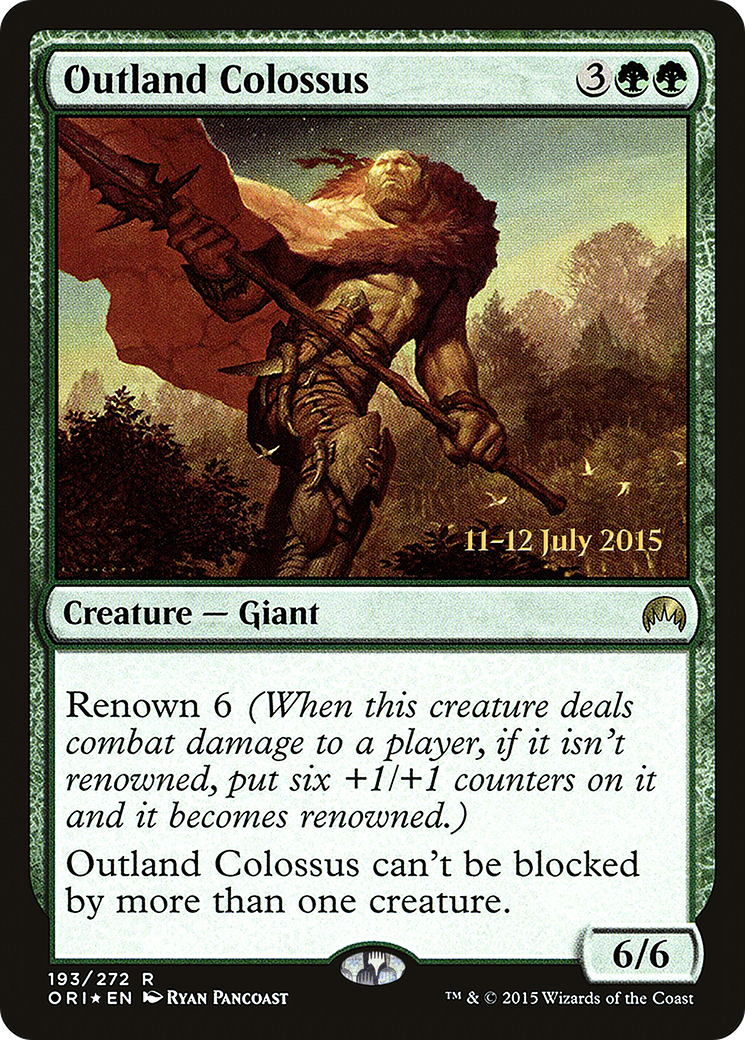 Outland Colossus (PRE-193S) (Foil)