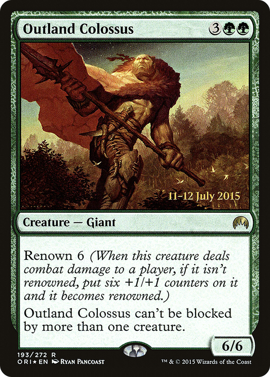 Outland Colossus (PRE-193S) (Foil)