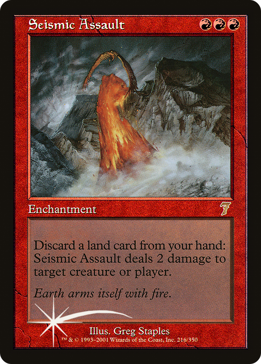 Seismic Assault (7ED-216★) (Foil)