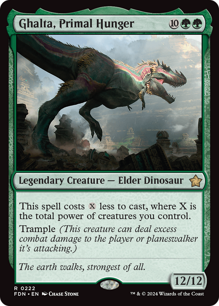 Ghalta, Primal Hunger (FDN-222) (Foil)