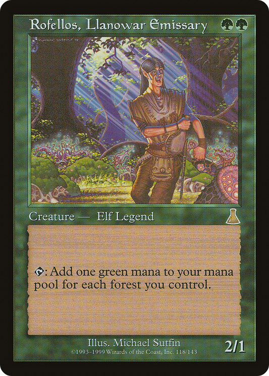Rofellos, Llanowar Emissary (UDS-118) (Foil)